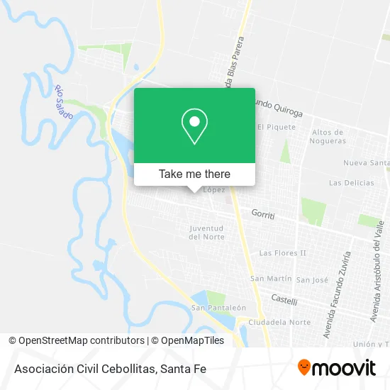 Asociación Civil Cebollitas map