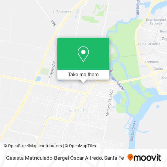 Gasista Matriculado-Bergel Óscar Alfredo map