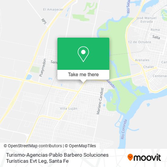 Turismo-Agencias-Pablo Barbero Soluciones Turísticas Evt Leg map