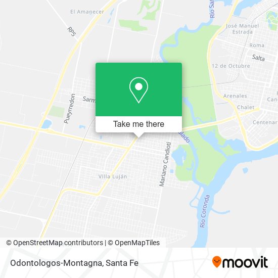 Odontologos-Montagna map
