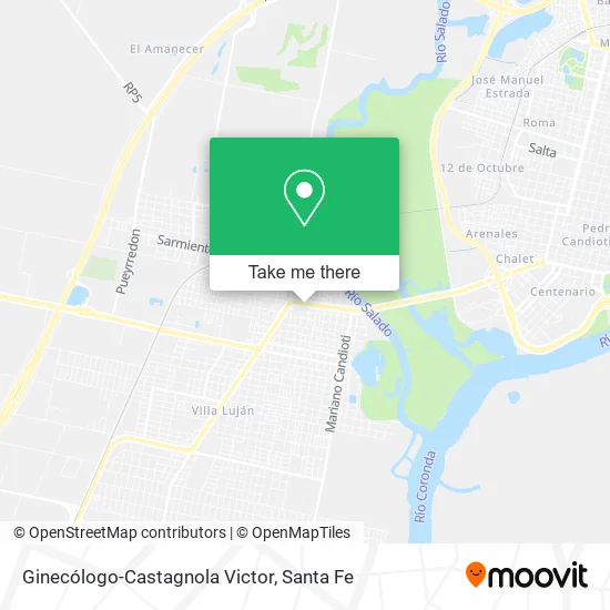 Ginecólogo-Castagnola Victor map
