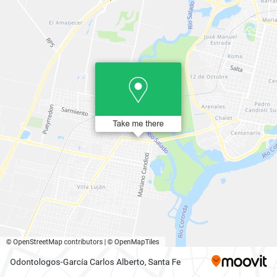 Odontologos-García Carlos Alberto map
