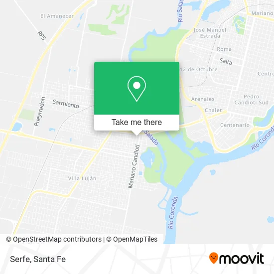 Serfe map
