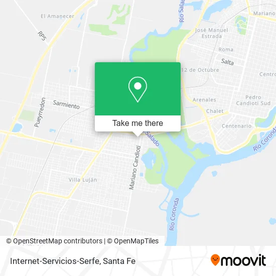 Internet-Servicios-Serfe map