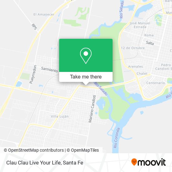 Clau Clau Live Your Life map