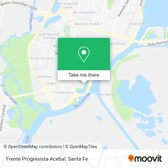 Frente Progresista Acebal map