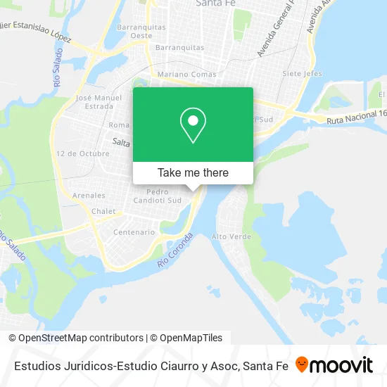 Estudios Juridicos-Estudio Ciaurro y Asoc map