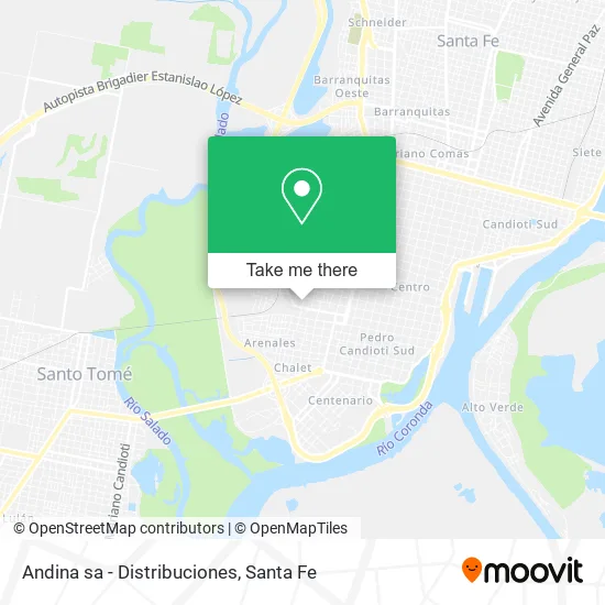 Andina sa - Distribuciones map
