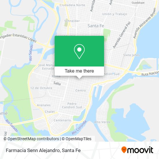 Farmacia Senn Alejandro map
