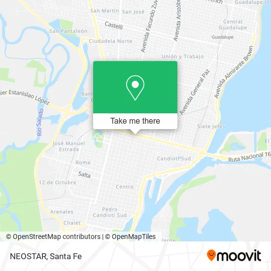 NEOSTAR map