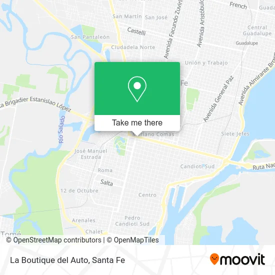 La Boutique del Auto map