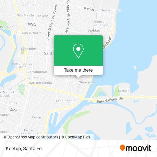 Keetup map
