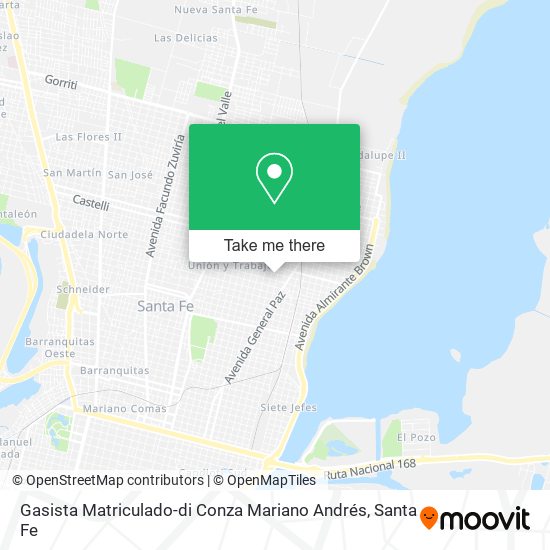 Gasista Matriculado-di Conza Mariano Andrés map