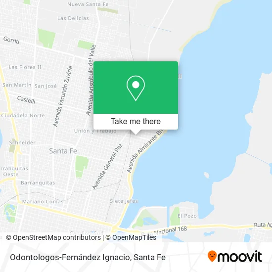 Mapa de Odontologos-Fernández Ignacio