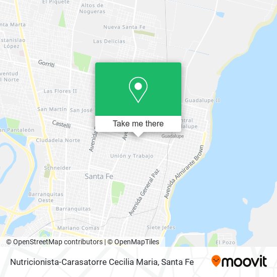 Mapa de Nutricionista-Carasatorre Cecilia Maria