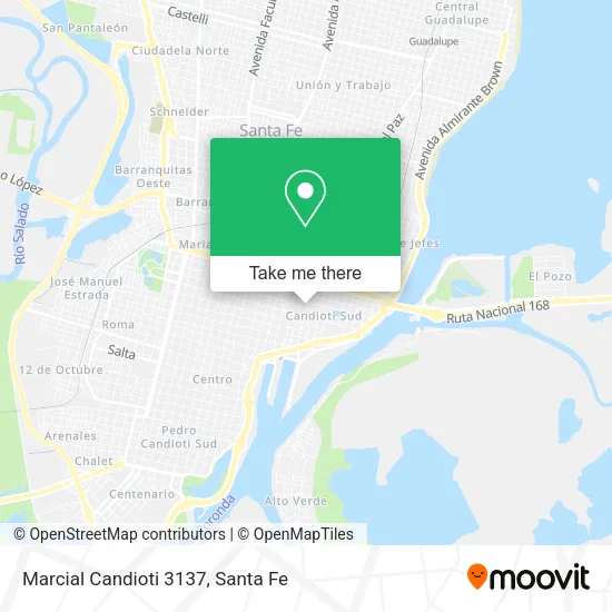 Marcial Candioti 3137 map