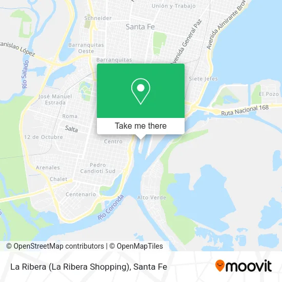 Mapa de La Ribera (La Ribera Shopping)