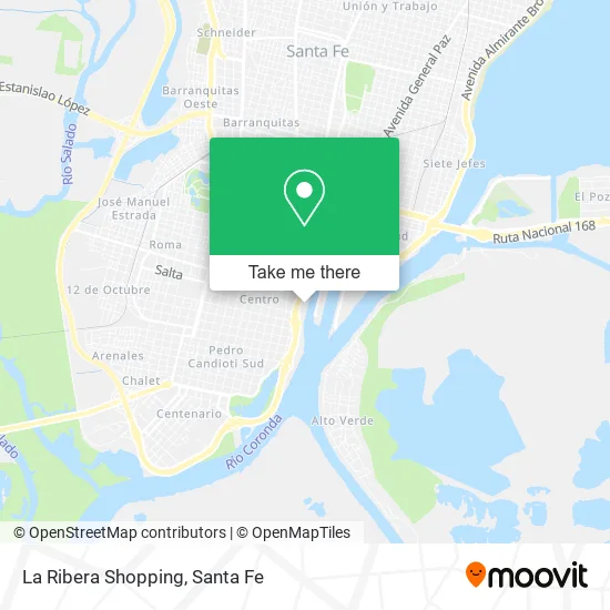 Mapa de La Ribera Shopping