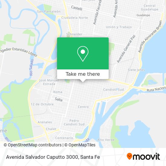 Avenida Salvador Caputto 3000 map
