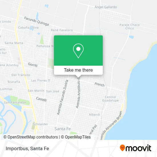 Importbus map