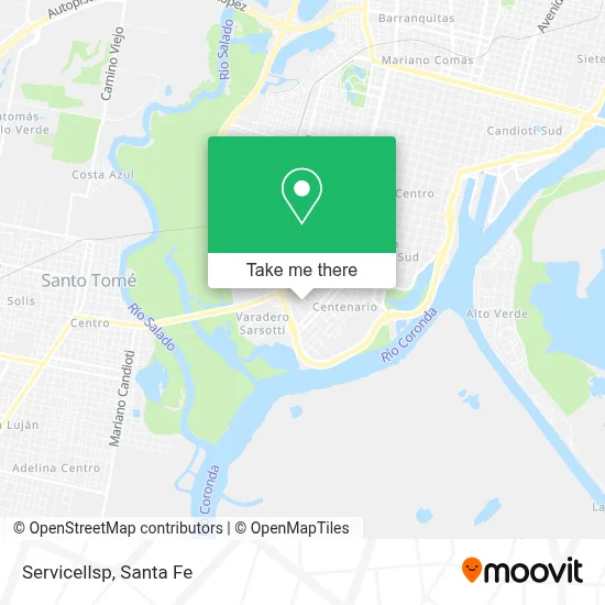 Servicellsp map