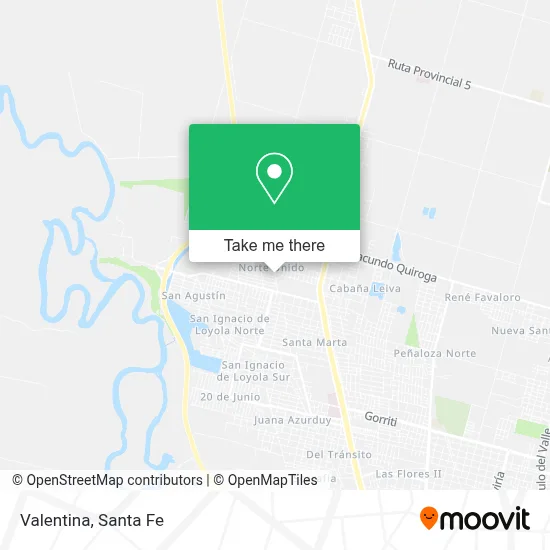 Valentina map