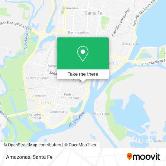 Amazonas map