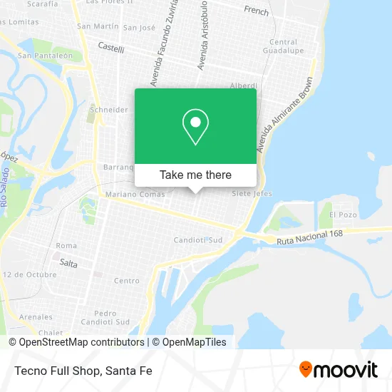 Tecno Full Shop map