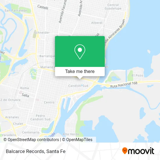 Balcarce Records map