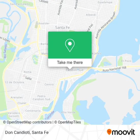 Don Candioti map