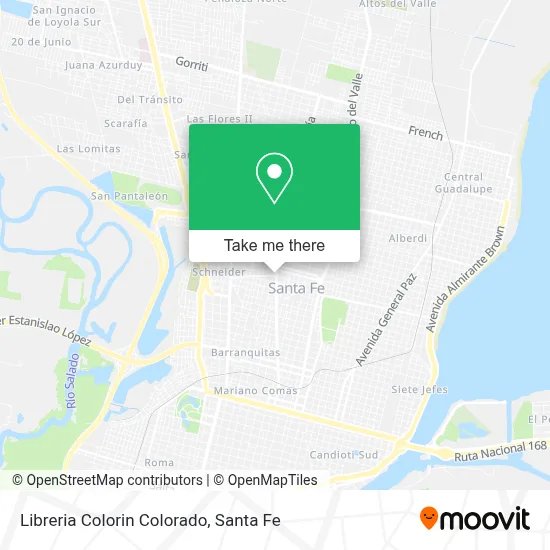 Libreria Colorin Colorado map