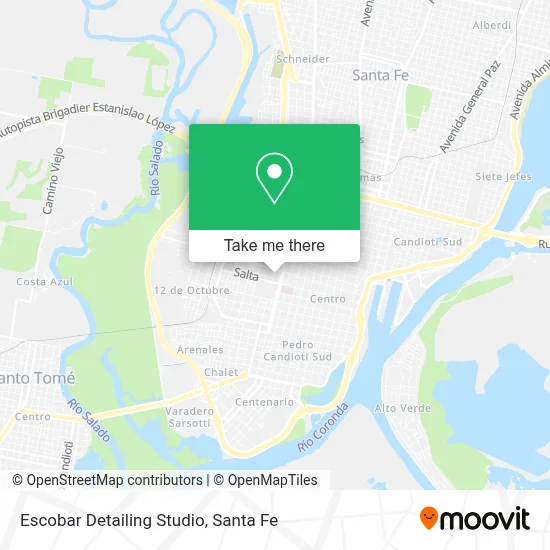 Escobar Detailing Studio map