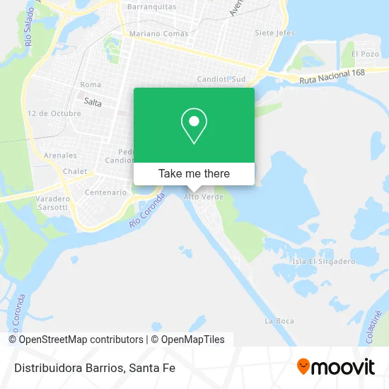Distribuidora Barrios map