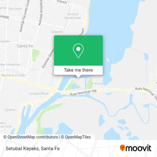 Setubal Kayaks map