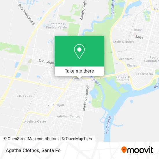 Agatha Clothes map