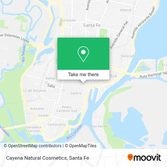 Cayena Natural Cosmetics map
