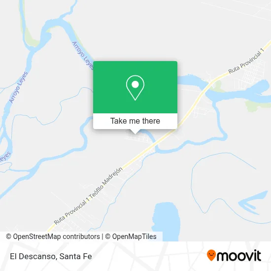 El Descanso map