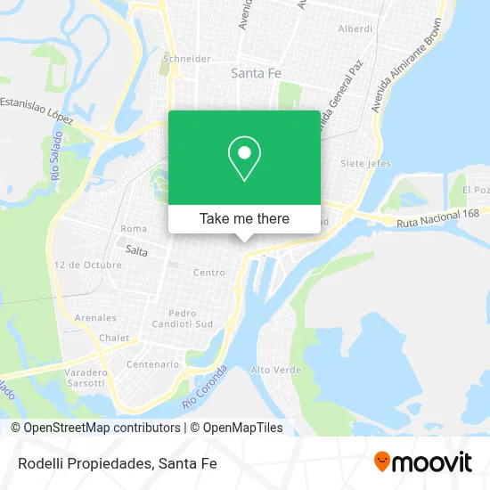 Rodelli Propiedades map