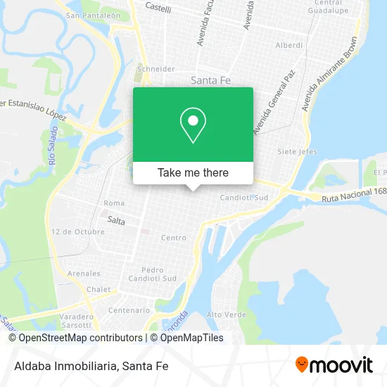 Aldaba Inmobiliaria map