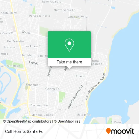 Cell Home map