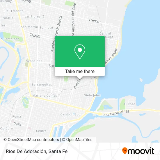 Ríos De Adoración map