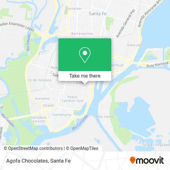 Agofa Chocolates map