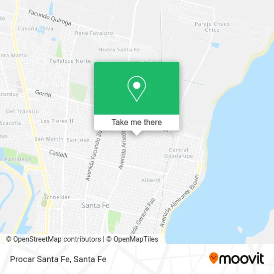 Procar Santa Fe map