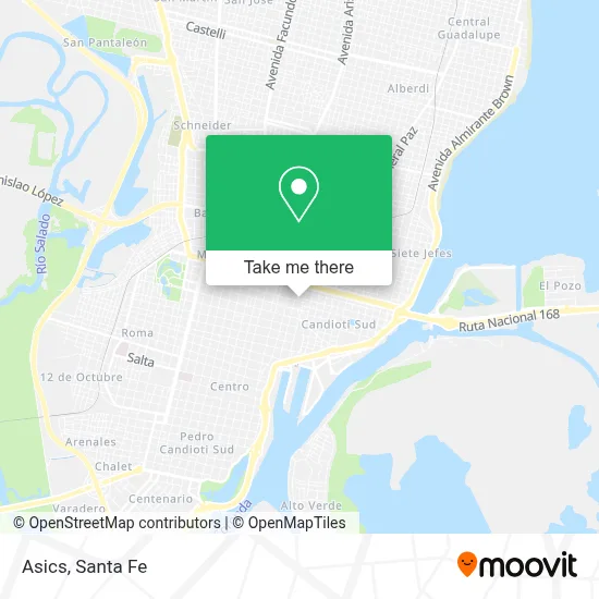 Asics map