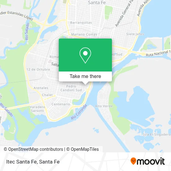 Itec Santa Fe map