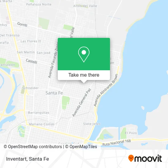 Inventart map