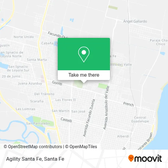 Agility Santa Fe map