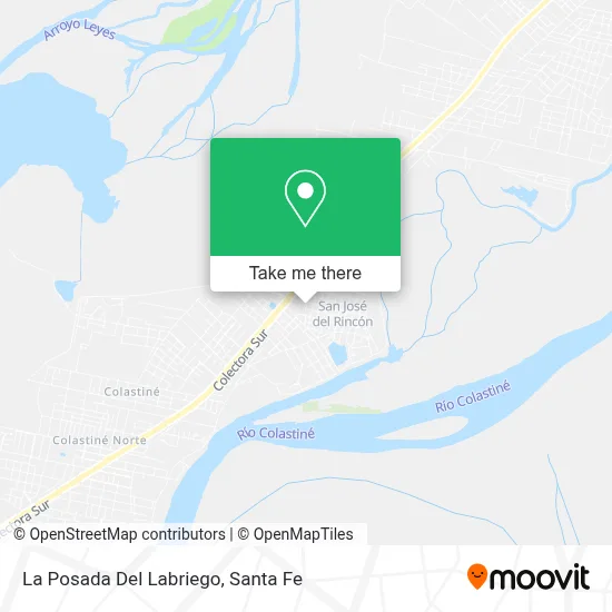 La Posada Del Labriego map