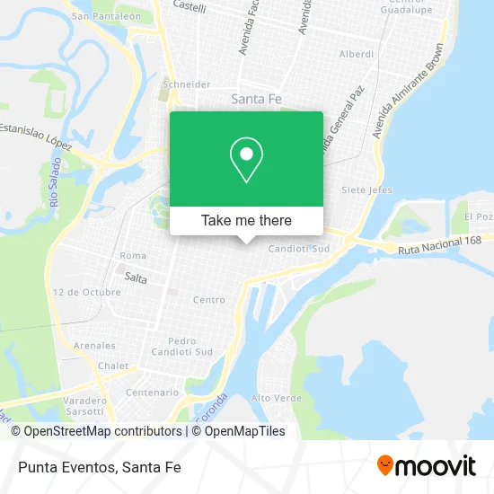 Punta Eventos map