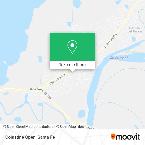 Colastine Open map